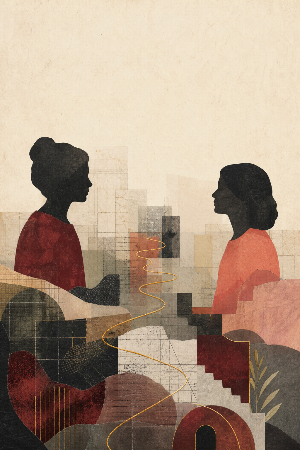 Two women in conversation, representing family knowledge and collaborative care